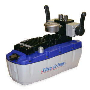 Air-Hydraulic double acting pump with a double 4/3 Cetop3 valve up to 1000bar-UPM 2V